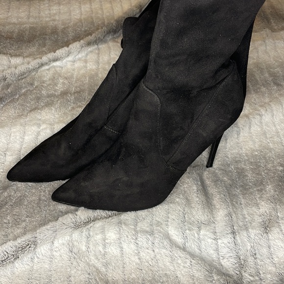 Steven Madden Women's Dominique Thigh High Over the Knee Boots Black 8.5M NEW - Picture 6 of 7